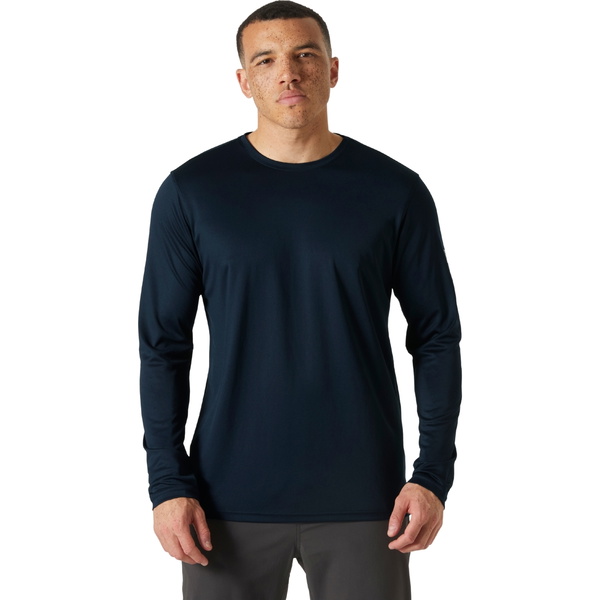 2026 Helly Hansen Mens Tech Crew Long Sleeve Top 2.0 49582 - Navy